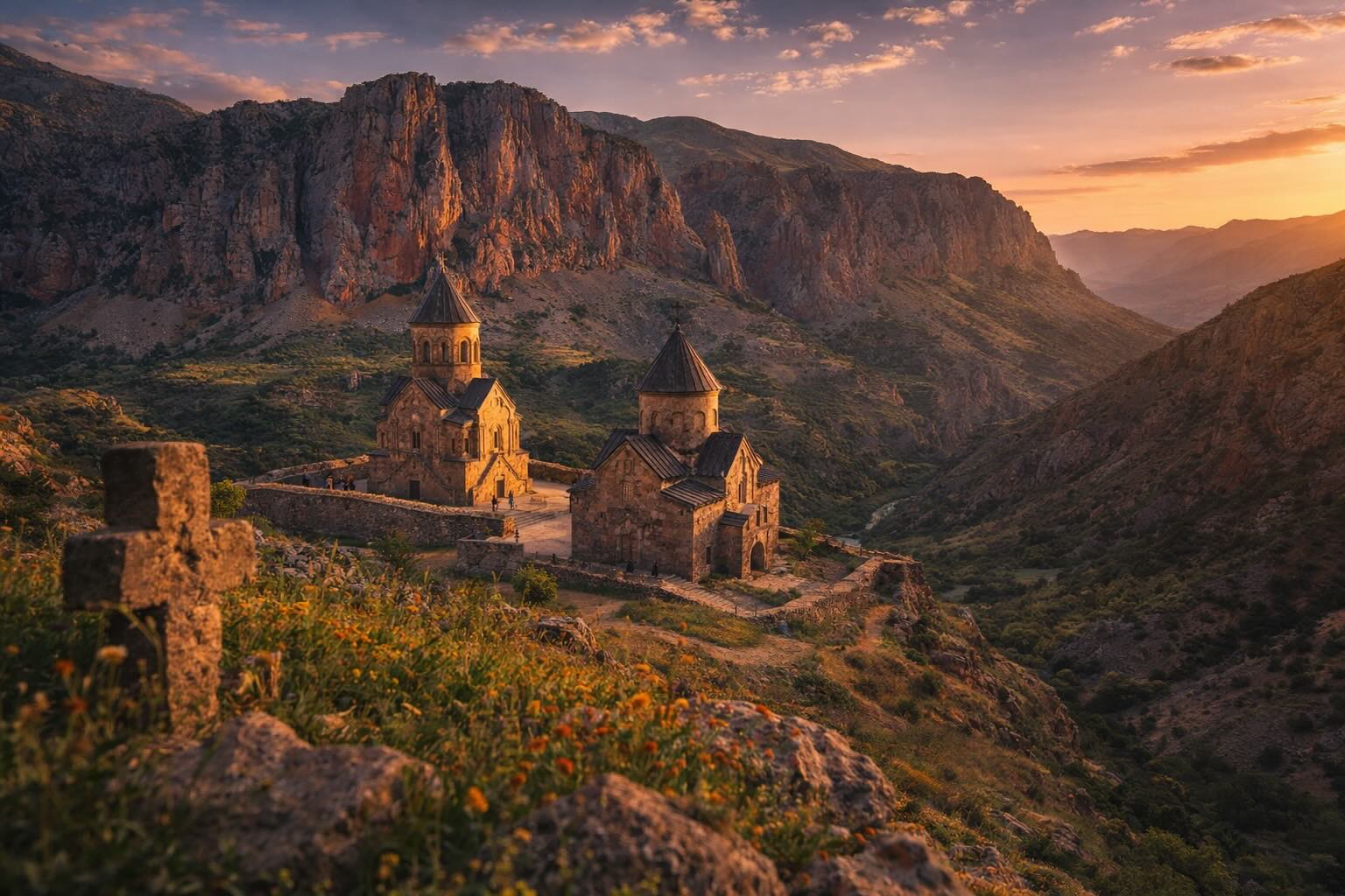 Нораванк - на закате